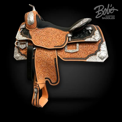 Silver Show Saddle 575 western show saddle designed for arena performance and elegance.